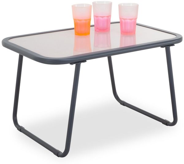Outdoor Beistelltisch Beistelltisch outdoor NOAH BHT 67x39x44 cm grau Kaffeetisch