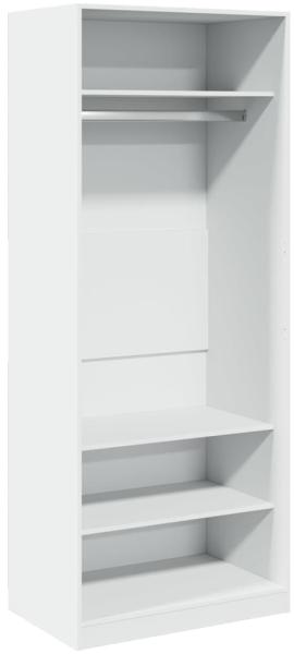vidaXL Kleiderschrank Weiß 80x50x200 cm Holzwerkstoff 3307693