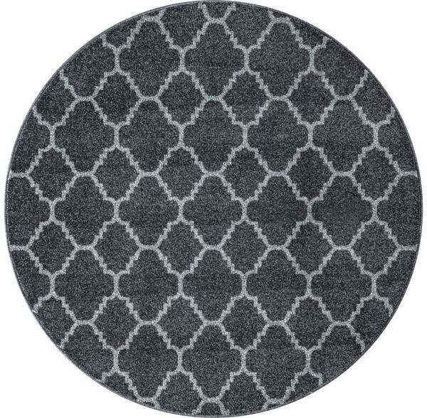 Sanat Teppich Boho 8202, rund, Höhe: 10 mm, Kurzflor, robust, Boho, Scandic, für Fussbodenheizung geeignet