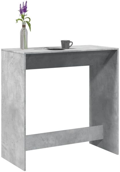 Bartisch, Stehtisch, Bistrotisch Betongrau 102x50x103,5 cm Holzwerkstoff