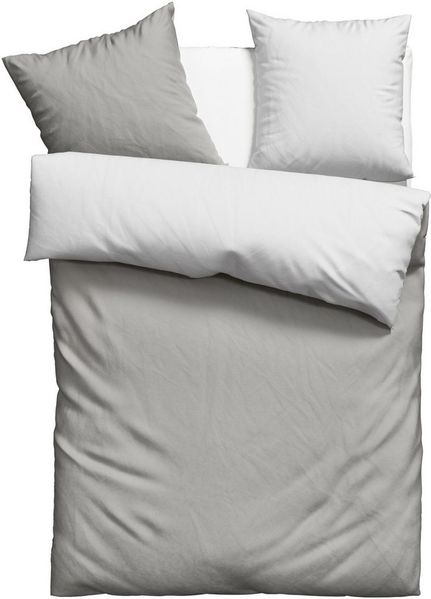 OTTO home Bettwäsche Desner2, Microfaser, 2 teilig, Premium Qualität, sehr weich, uni, ab 135x200 cm