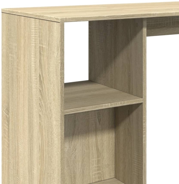 vidaXL Bartisch mit Regal Sonoma-Eiche 124x46x103,5 cm Holzwerkstoff 854393 Bild 6
