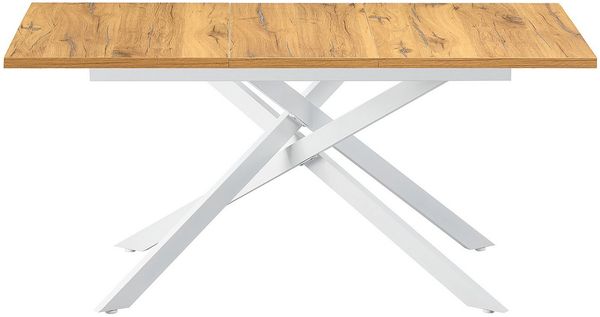 B&D home Esstisch Ausziehtisch BEA, X-Gestell, ausziehbar, 120-160cm, 4-6 Personen