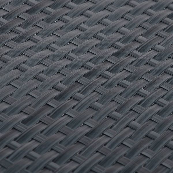 vidaXL Balkon-Sichtschutz Anthrazit 500x100 cm Poly Rattan 156243 Bild 6