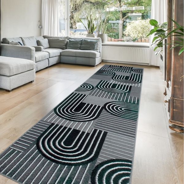 OTTO home Läufer Lyssandra, rechteckig, Höhe: 8 mm, 3D-Effekt, softer Kurzflor, pflegeleicht, leichter Glanz, Scandi-Look