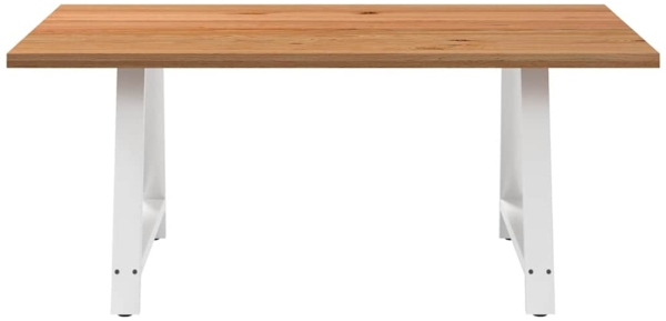 vidaXL Esstisch Hellbraun 180x120x74 cm Massivholz Eiche Rechteckig 3304934 Bild 2