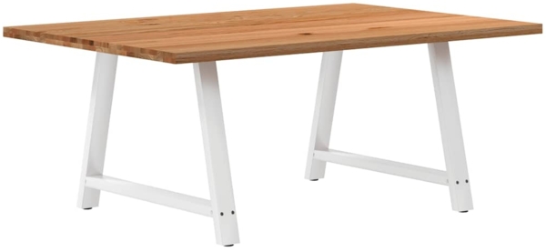 vidaXL Esstisch Hellbraun 180x120x74 cm Massivholz Eiche Rechteckig 3304934 Bild 5