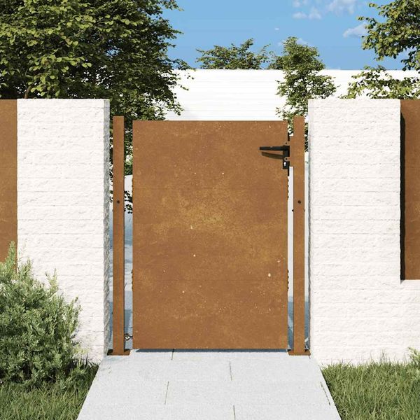 vidaXL Gartentor 100x125 cm Cortenstahl 153264