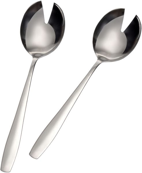 Salatbesteck 2-teilig kurz, Edelstahl