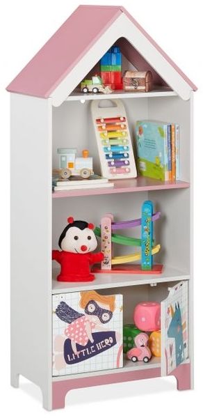 Kinderregal Heldin mit Türen