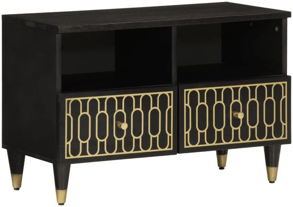 vidaXL TV-Schrank 70x33x46 cm Massivholz Mango 358321