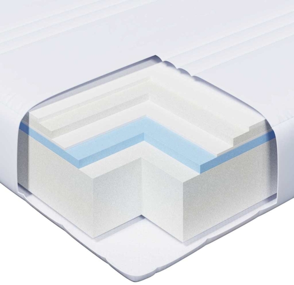 vidaXL Bettrahmen mit Matratze Braun 80 x 200 cm Massives Kiefernholz 3385946 Bild 7