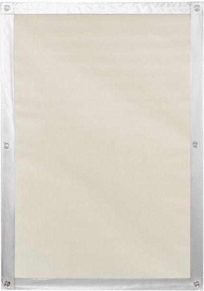 Dachfensterrollo Haftfix Hitzeschutz Abdunkelung, LICHTBLICK ORIGINAL, verdunkelnd, ohne Bohren, verspannt, Haftfix, mit Thermobeschichtung, mit Saugnapf, Beige, B94 x H113 cm