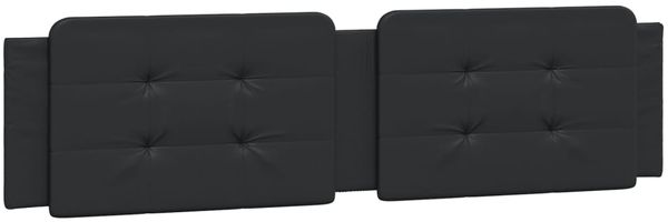 vidaXL Bett mit Matratze "Zadar" Schwarz 160x200 cm Kunstleder 3208873 Bild 5