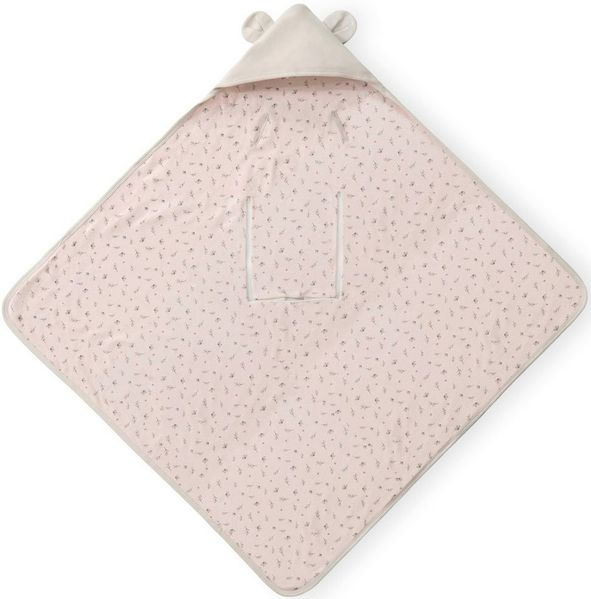 Hauck Baby Einschlagdecke Snuggle N Dream / Baumwolle / Universal für Babyschale, Autositz, Kinderwagen, Buggy, Babybett, Wippen / für 3 -und 5- Punkt-Gurtsysteme / 40 ° Maschinenwäsche / Beige Bloom