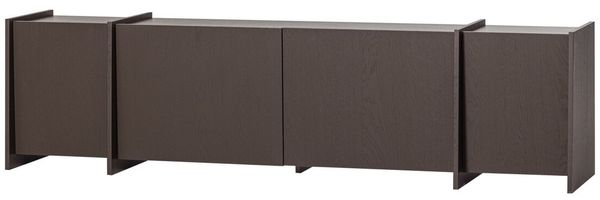 TV-Board Brock - Aschenfurnier Mittelbraun, 200 cm