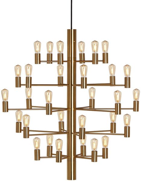 Herstal Manola Kronleuchter 30-flammig messing E14
