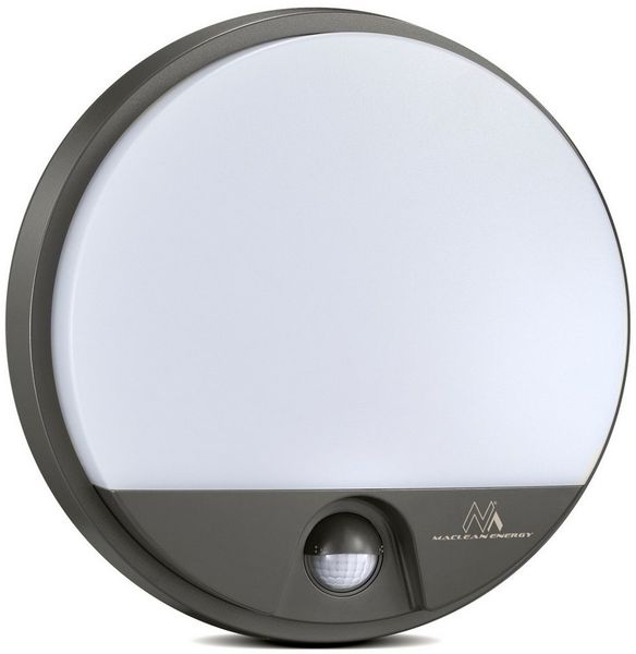 Maclean LED Deckenleuchte MCE291 LED Deckenleuchte Bewegungsmelder und Dämmerungssensor, LED fest integriert, Neutralweiß, IR Sensor Wandlampe für Flur, Keller, Außenbereich
