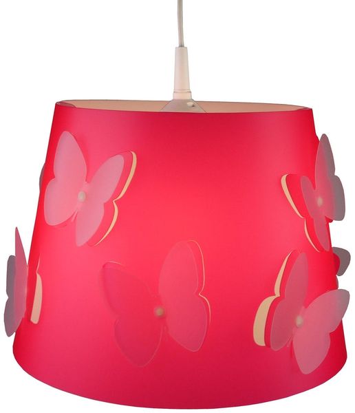 Kinderlampe Schmetterling ROSALIE Lampenschirm mehrlagig ? tolle Lichteffeke