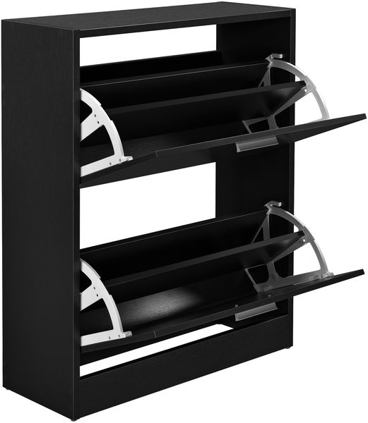 Schuhschrank - Schwarz HTSR-7802