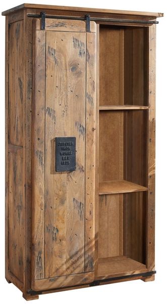 Schrank Mango 100x50x190 natur lackiert RAILWAY #115