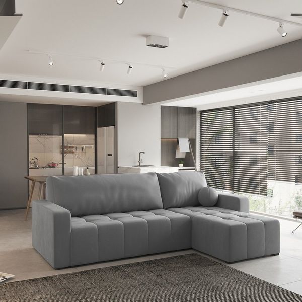 Masseno Ecksofa VOLIRA mit Schlaffunktion L-Form, Sofa mit Bettkasten