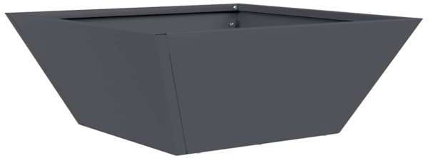 vidaXL Garten-Pflanzgefäß Anthrazit 40 x 40 x 15 cm 873814