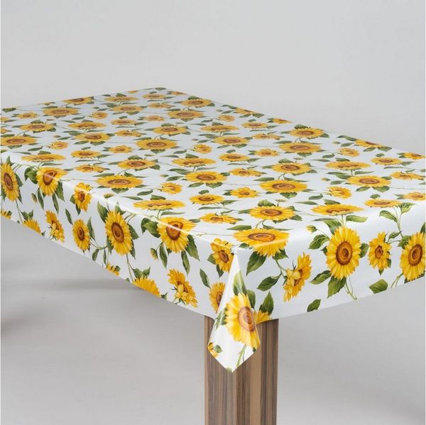 laro Tischdecke laro Wachstuch-Tischdecke Wachstischdecke Sonnenblumen Sonnenfreude