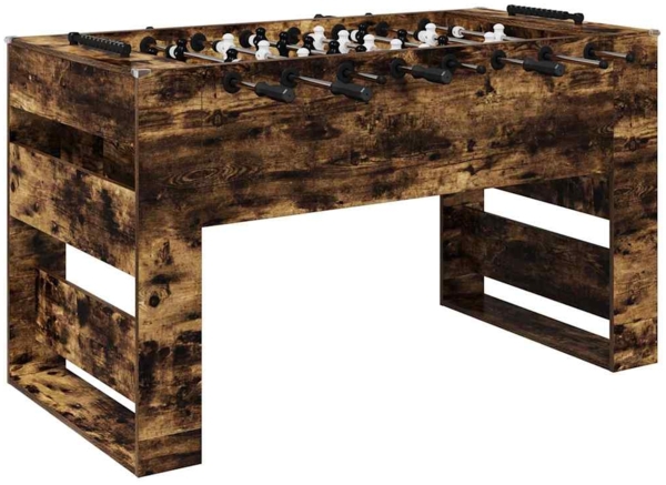 vidaXL Fußballtisch Geräucherte Eiche 146,5 x 74 x 85 cm Holzwerkstoff 3378203