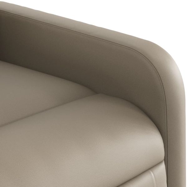vidaXL Massagesessel mit Aufstehhilfe Elektrisch Cappuccino Kunstleder 3206776 Bild 11