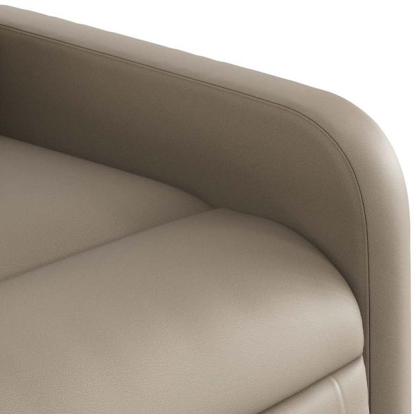 vidaXL Massagesessel mit Aufstehhilfe Elektrisch Cappuccino Kunstleder 3206776 Bild 12