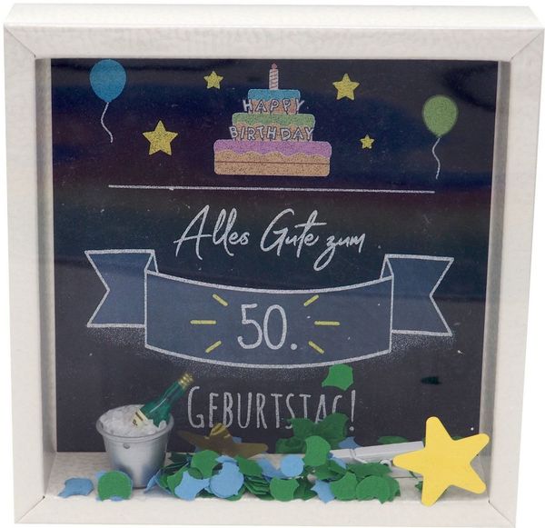 ZauberDeko Geschenkbox Geldgeschenk Verpackung Geburtstag 18 20 30 40 50 Happy Birthday Party