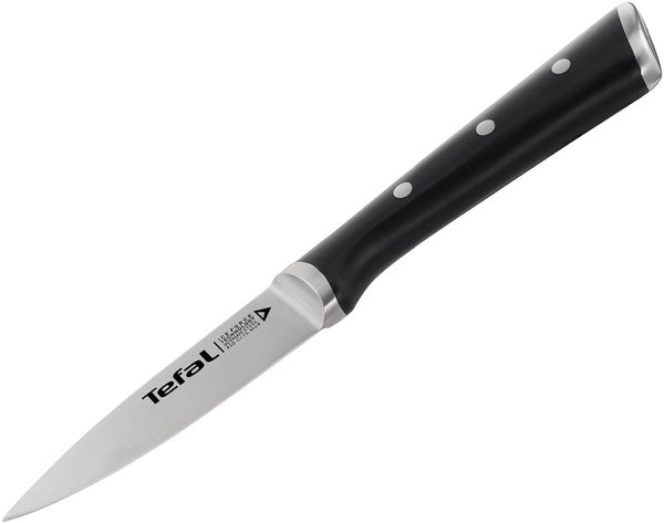 Tefal 'Ice Force' Schälmesser, Edelstahl schwarz, 9 cm