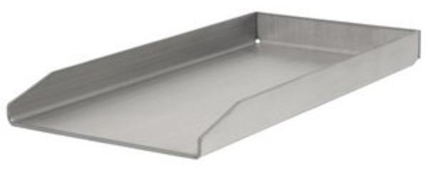 BBQ-Toro Grillplatte Edelstahl Grillplatte, 26 x 44,5 cm, BBQ Grill Plancha für Steak, Spie Bild 6