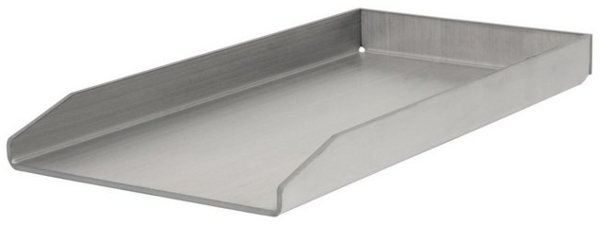 BBQ-Toro Grillplatte Edelstahl Grillplatte, 26 x 44,5 cm, BBQ Grill Plancha für Steak, Spie Bild 4