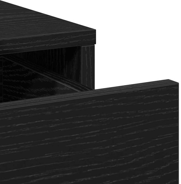 vidaXL Schminktisch 2 pcs Schwarz 50 x 41 x 135 cm Holzwerkstoff 3334237 Bild 8