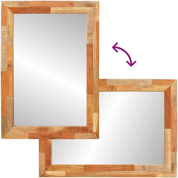vidaXL Badezimmer Spiegel mit Speicher Artisan-Eiche 50 x 70 x 2,5 cm 4018327 Bild 8