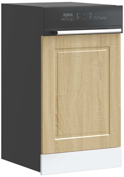 vidaXL Geschirrspülerblende Porto Sonoma-Eiche 45x1,5x57 cm 854130