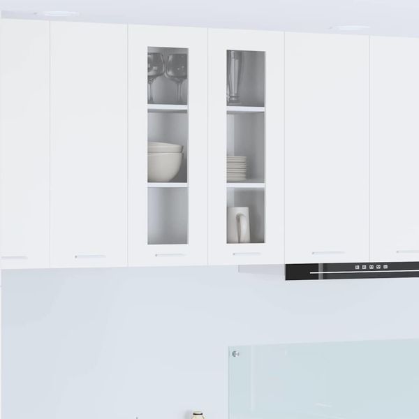 vidaXL Hängeschrank mit Speicher Weiß 60 x 31 x 80 cm Holzwerkstoff 884314