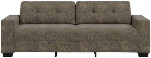 vidaXL 3-Sitzer-Sofa Dunkelgrau 220 cm Kunstleder 4105145 Bild 2