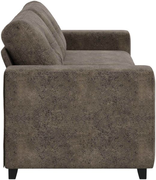 vidaXL 3-Sitzer-Sofa Dunkelgrau 220 cm Kunstleder 4105145 Bild 3
