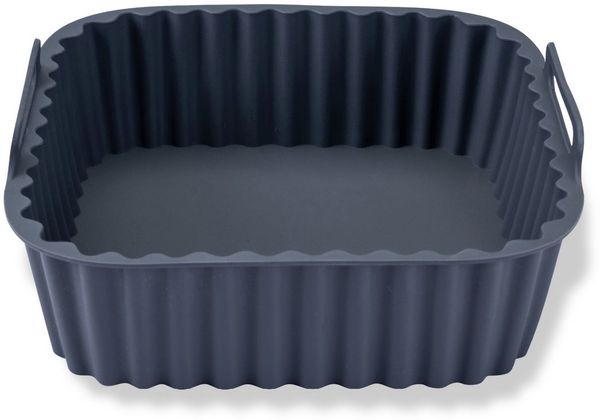 FACKELMANN Silikonform Backform für Heißluftfritteuse, Backform, Flexiform, Antihaft