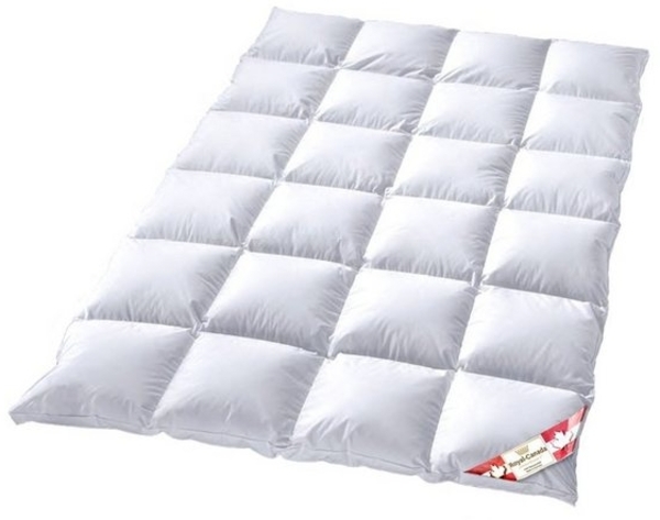 Canada Gänsedaunenbettdecke Royal Canada Goose Gänsedaune Ganzjahresdecke Klasse 1 mit Aussensteg, Füllung: Gänsedaune, Federn, mit Außensteg, höchste Qualität Klasse 1 Bild 4