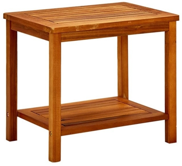 DOTMALL Couchtisch Couchtisch 50x35x45 cm Massivholz Akazie Bild 4