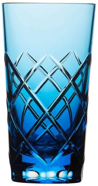 Becher Kristall Sunline aqua (14 cm)