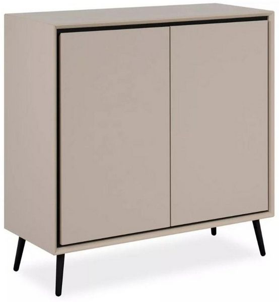 Liadomo Sideboard Fona, mit zwei Türen, Stauraum, Dekor beige sand, grifflos