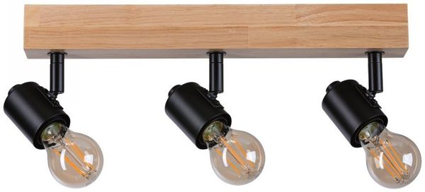 Paulmann 66772 Spotlight Arvid 3-flammig E27 230V max. 20W Schwarz Holz