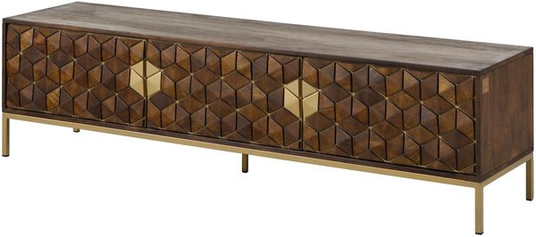 TV-Board Mango 180x45x50 braun geölt DIAMOND #224