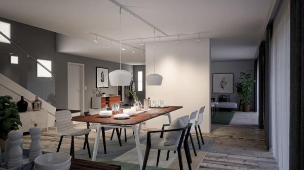 Paulmann 95437 URail 2Easy Basic Pendel Weiß ohne Leuchtmittel, max. 20W E27 Bild 2