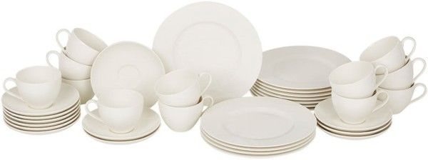 vivo - Villeroy & Boch Group Basic White Kaffee-Set für 12 Personen / 36 Teile